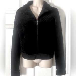 Juicy Couture Velour Quilted Jacket Size M